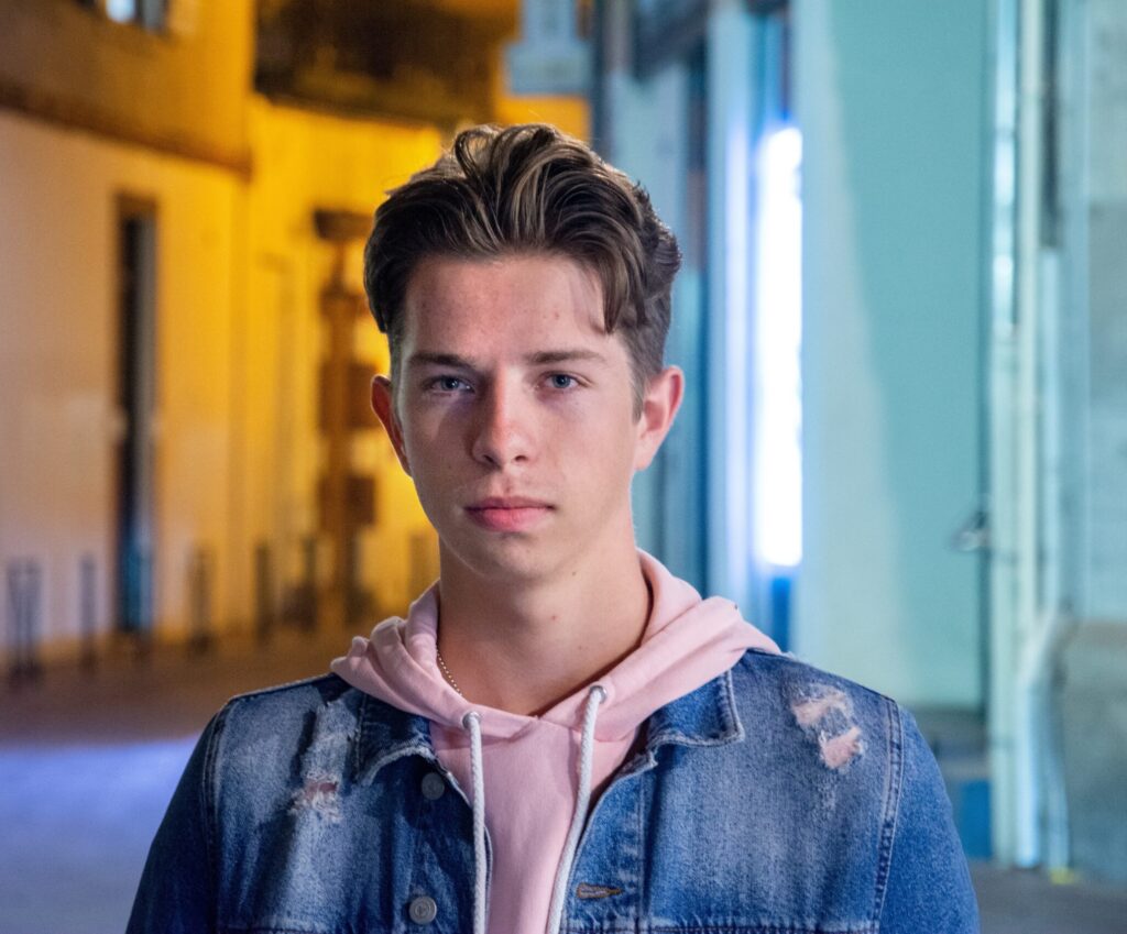 Jongen gameverslaving