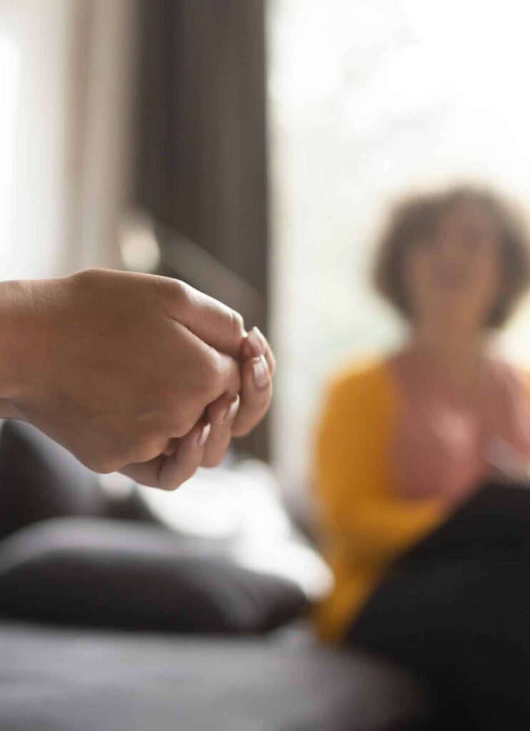 Een tienermeisje in psychotherapie