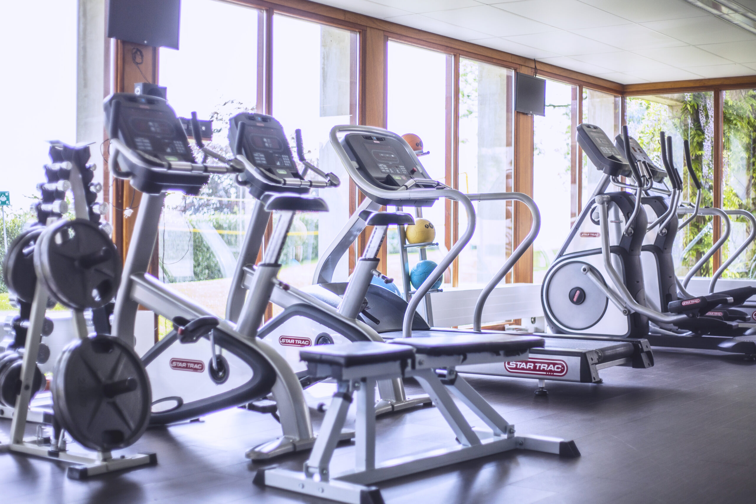 Een goed ingerichte fitness ruimte